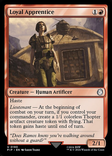 Loyal Apprentice (PIP) (Foil) (#190)