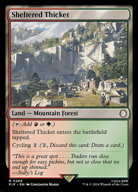 Sheltered Thicket (PIP) (Foil) (#289)