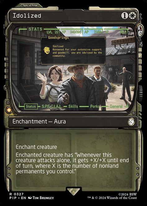 Idolized (PIP) (Foil) (Showcase) (#327)