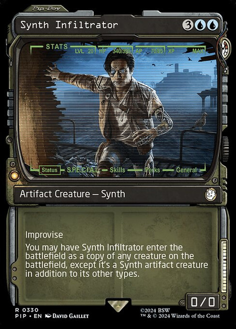 Synth Infiltrator (PIP) (Foil) (Showcase) (#330)