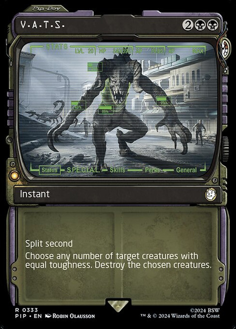 V.A.T.S. (PIP) (Foil) (Showcase) (#333)