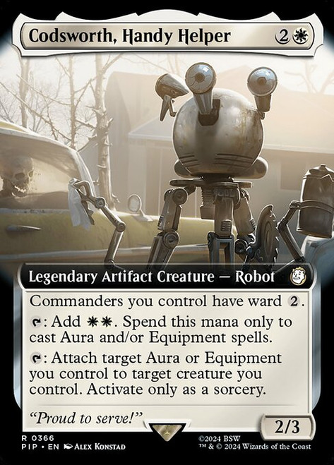 Codsworth, Handy Helper (PIP) (Foil) (Extended Art) (#366)