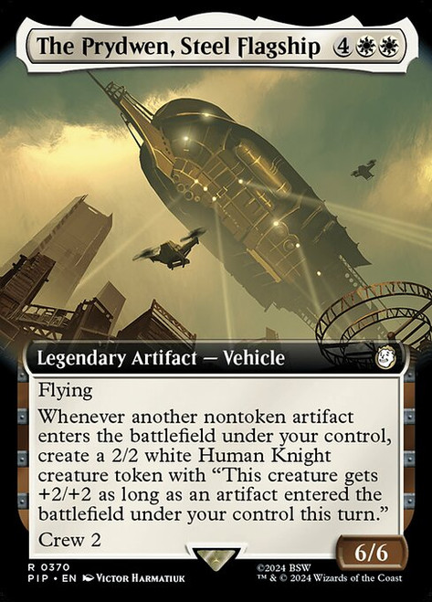 The Prydwen, Steel Flagship (PIP) (Extended Art) (#370)