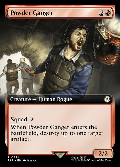 Powder Ganger (PIP) (Foil) (Extended Art) (#391)