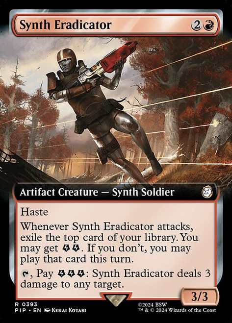Synth Eradicator (PIP) (Foil) (Extended Art) (#393)