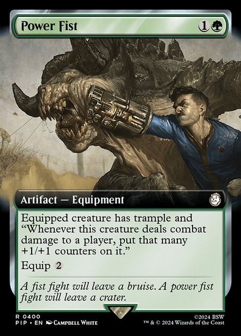 Power Fist (PIP) (Foil) (Extended Art) (#400)