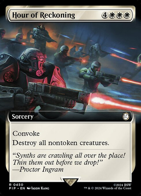 Hour of Reckoning (PIP) (Foil) (Extended Art) (#450)