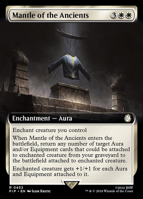 Mantle of the Ancients (PIP) (Foil) (Extended Art) (#452)