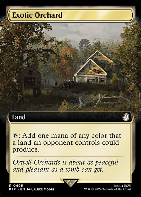 Exotic Orchard (PIP) (Foil) (Extended Art) (#495)