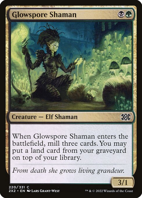 Glowspore Shaman (2X2) (Foil) (#220)