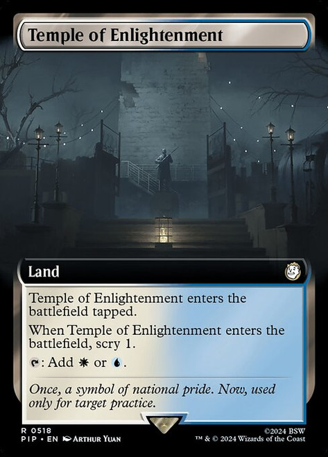 Temple of Enlightenment (PIP) (Foil) (Extended Art) (#518)