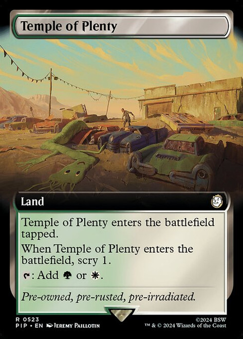 Temple of Plenty (PIP) (Foil) (Extended Art) (#523)