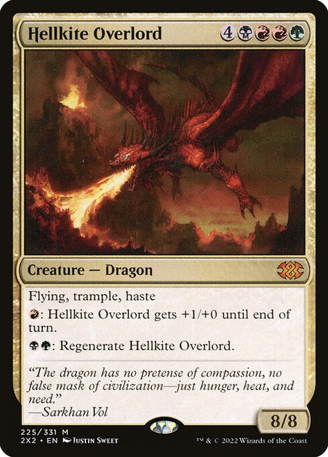 Hellkite Overlord (2X2) (Foil) (#225)