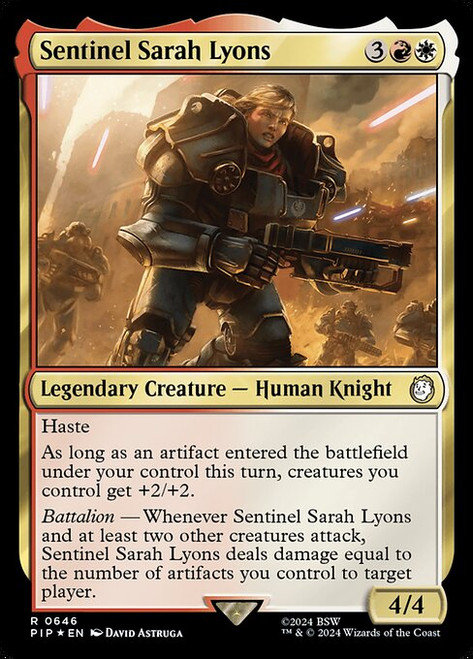 Sentinel Sarah Lyons (PIP) (SurgeFoil) (#646)