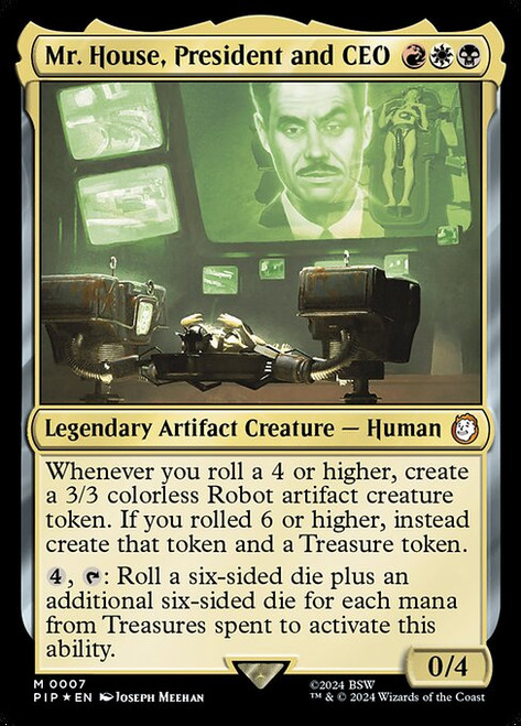 Mr. House, President and CEO (PIP) (Foil) (#7)
