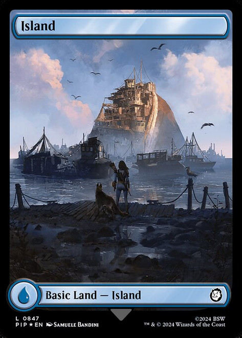 Island (PIP) (SurgeFoil) (Full Art) (#847)
