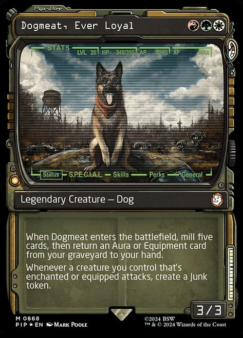 Dogmeat, Ever Loyal (PIP) (SurgeFoil) (Showcase) (#868)