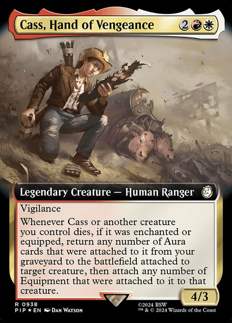 Cass, Hand of Vengeance (PIP) (SurgeFoil) (Extended Art) (#938)