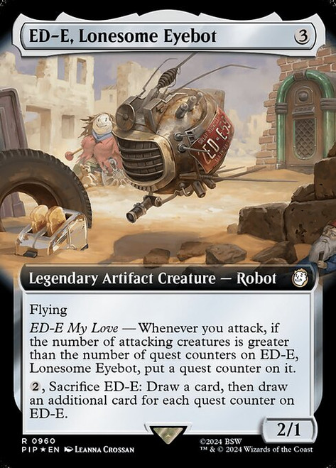 ED-E, Lonesome Eyebot (PIP) (SurgeFoil) (Extended Art) (#960)