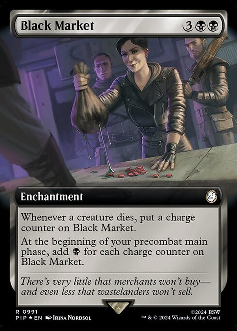 Black Market (PIP) (SurgeFoil) (Extended Art) (#991)