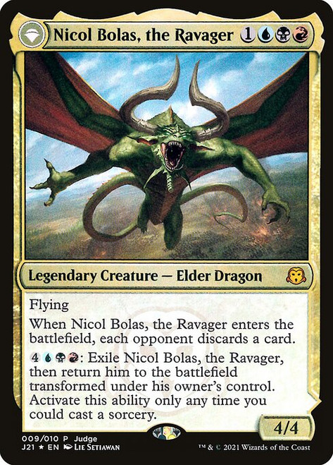Nicol Bolas, the Ravager // Nicol Bolas, the Arisen (PJ21) (Foil) (#9)