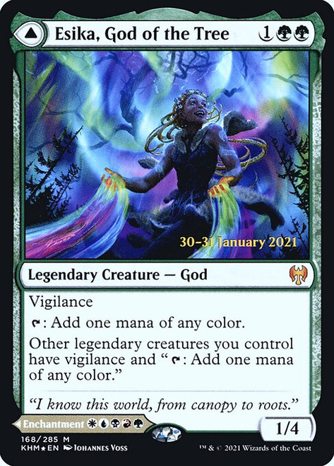 Esika, God of the Tree // The Prismatic Bridge (PKHM) (Foil) (#168s)