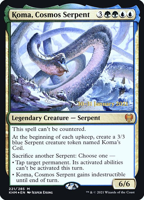 Koma, Cosmos Serpent (PKHM) (Foil) (#221s)