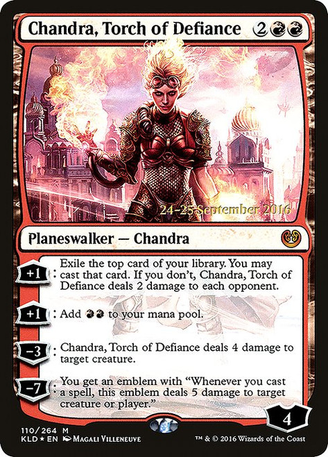 Chandra, Torch of Defiance (PKLD) (Foil) (#110s)