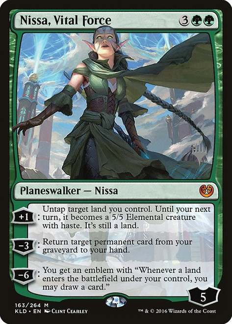 Nissa, Vital Force (PKLD) (Foil) (#163p)