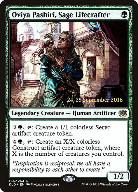 Oviya Pashiri, Sage Lifecrafter (PKLD) (Foil) (#165s)
