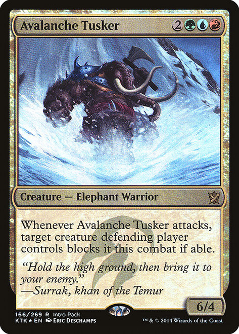 Avalanche Tusker (PKTK) (Foil) (#166)