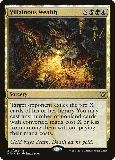 Villainous Wealth (PKTK) (Foil) (#211s)