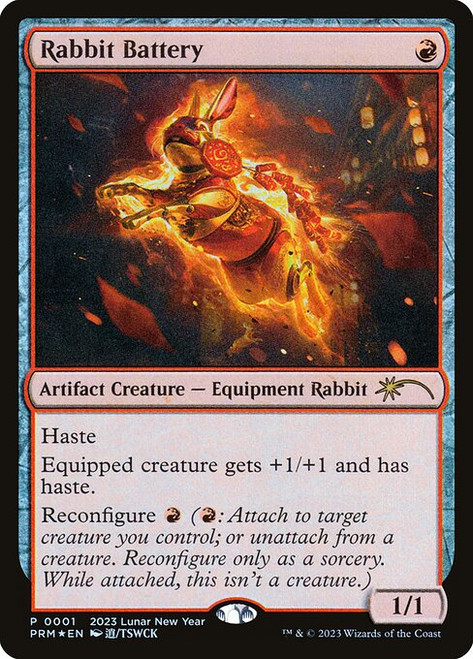 Rabbit Battery (PL23) (Foil) (#1)