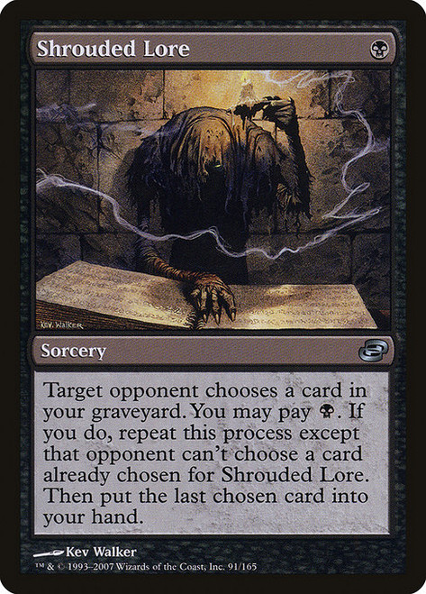 Shrouded Lore (PLC) (Foil) (#91)