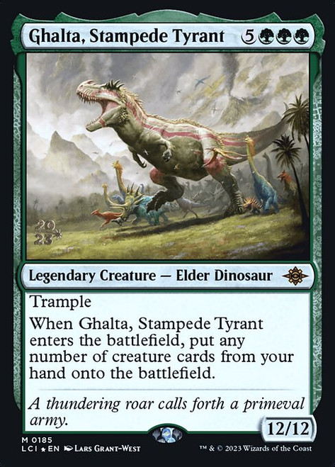 Ghalta, Stampede Tyrant (PLCI) (Foil) (#185s)