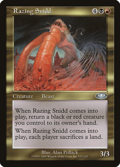 Razing Snidd (PLS) (Foil) (#121)