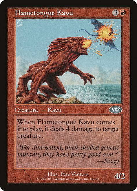 Flametongue Kavu (PLS) (Foil) (#60)