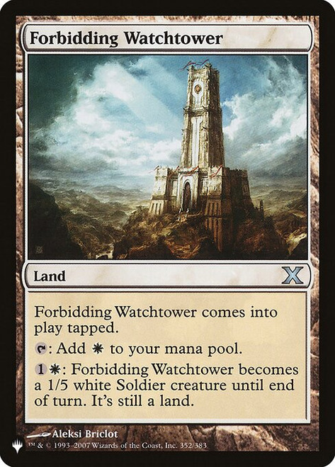 Forbidding Watchtower (PLST) (#10E-352)