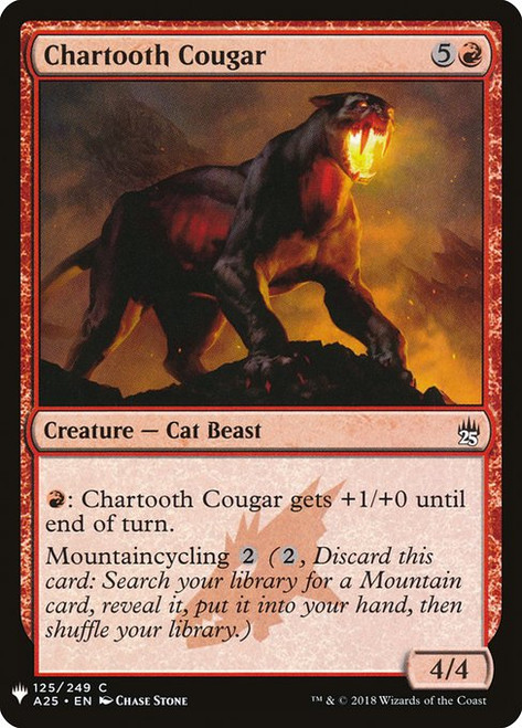 Chartooth Cougar (PLST) (#A25-125)