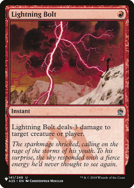 Lightning Bolt (PLST) (#A25-141)