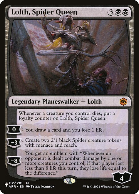Lolth, Spider Queen (PLST) (#AFR-112)
