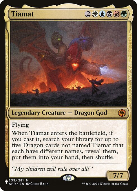 Tiamat (PLST) (#AFR-235)