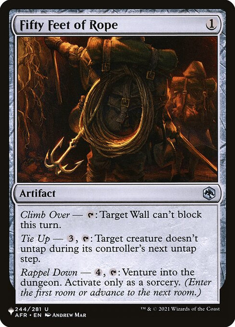 Fifty Feet of Rope (PLST) (#AFR-244)