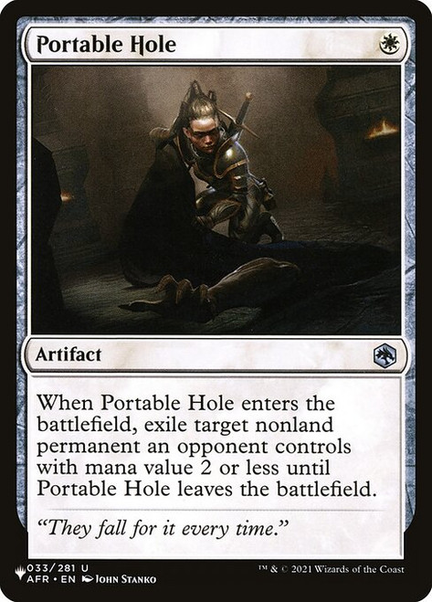 Portable Hole (PLST) (#AFR-33)