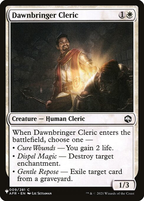 Dawnbringer Cleric (PLST) (#AFR-9)