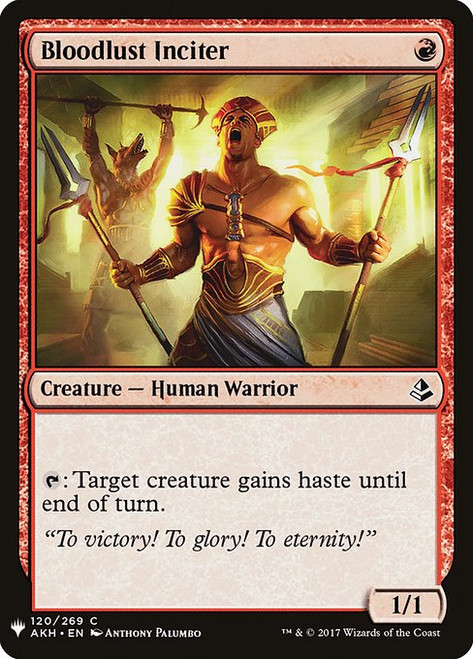 Bloodlust Inciter (PLST) (#AKH-120)