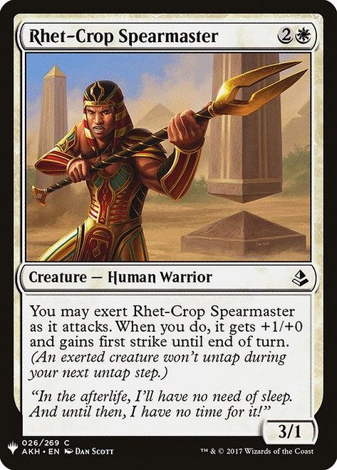 Rhet-Crop Spearmaster (PLST) (#AKH-26)