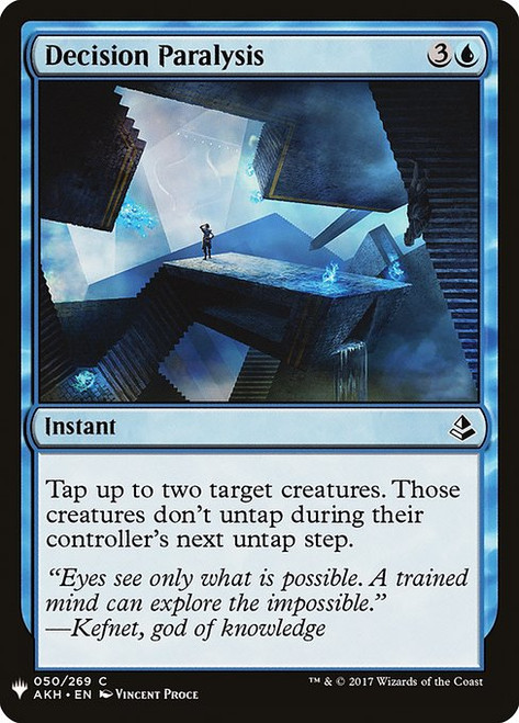 Decision Paralysis (PLST) (#AKH-50)