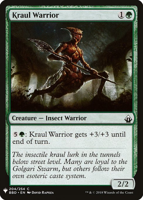 Kraul Warrior (PLST) (#BBD-204)