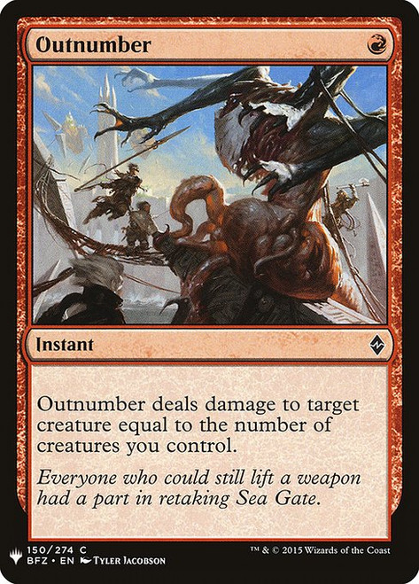 Outnumber (PLST) (#BFZ-150)